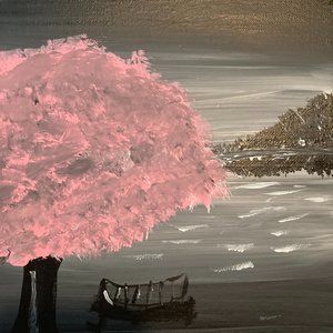 background hand painting